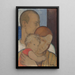Family Painting - Viktor Kiss — framed artwork on a wall