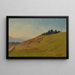 Landscape Painting of the Pre-Alpine Region - Viktor Paul Mohn — framed artwork on a wall