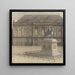 Place Amalienborg en Copenhague - Vilhelm Hammershøi — cuadro enmarcado en la pared
