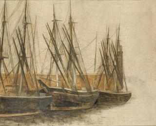 del canal de Christianshavn en Copenhague - Vilhelm Hammershøi — vista de la obra