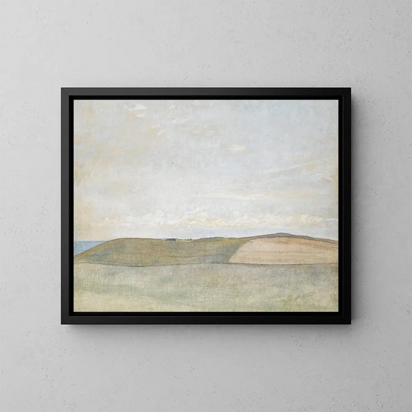 De Refsns - Vilhelm Hammershøi — cuadro enmarcado en la pared