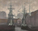 Quai de comercio du Groenland, Christianshavn, Copenhague - Vilhelm Hammershøi — vista de la obra
