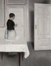 Ida leyendo una carta - Vilhelm Hammershøi — vista de la obra