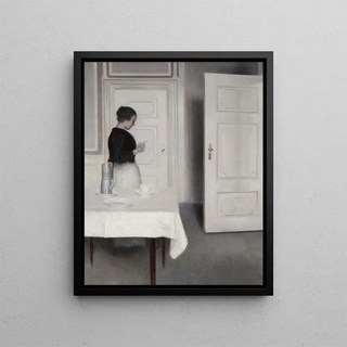 Vilhelm Hammershi - Ida Reading A Letter.webp