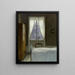 Interior - Vilhelm Hammershøi — cuadro enmarcado en la pared