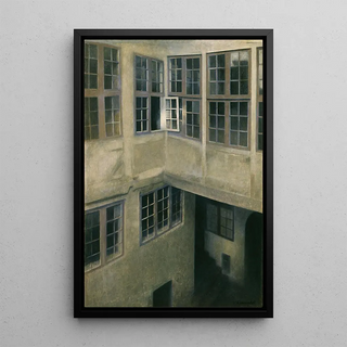 Vilhelm Hammershi - Interior of Courtyard Strandgade 30.webp
