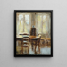 Comedor - Vilhelm Hammershøi — cuadro enmarcado en la pared