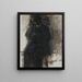 Study for the coin collector - Vilhelm Hammershøi — framed artwork on a wall