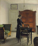 Habitación - Vilhelm Hammershøi — vista de la obra
