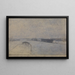 El puerto de Copenhague visto desde Kvsthusgade - Vilhelm Hammershøi — cuadro enmarcado en la pared