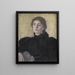 Thora Bendix née Anne Victoria Sundberg - Vilhelm Hammershøi — framed artwork on a wall