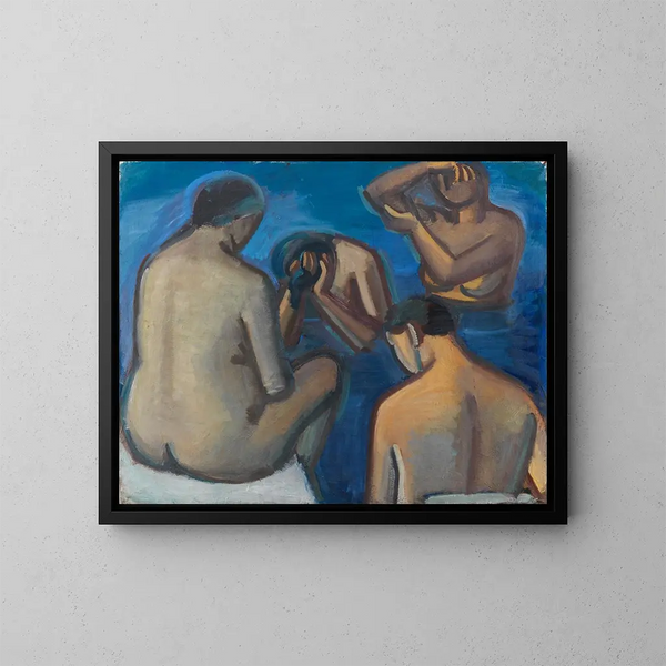Después del baño - Vilhelm Lundstrøm — cuadro enmarcado en la pared