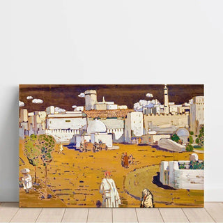Ville arabe - Wassily Kandinsky | Reproduction Tableau Décoration murale affiche copie
