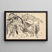Women under the Trees - Vilmos Aba-Novák — framed artwork on a wall