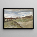 Laundry in Scheveningen - Vincent van Gogh — framed artwork on a wall