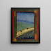 Puente bajo la lluvia después de Hiroshige - Vincent van Gogh — cuadro enmarcado en la pared
