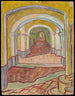 Pasillo del asilo - Vincent van Gogh — vista de la obra