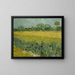 Campo de flores cerca de Arles - Vincent van Gogh — cuadro enmarcado en la pared