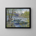 Reproducción del cuadro Pesca en primavera, Puente de Clichy (Asnières) - Vincent van Gogh