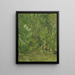 Jardín de las mariposas - Vincent van Gogh — cuadro enmarcado en la pared