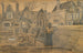 Maisons vues de la fenêtre arrière de la maison de la mère de Sien - Vincent van Gogh — artwork view