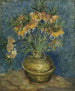 Fritillaires imperiales en un jarrón de cobre - Vincent van Gogh — vista de la obra