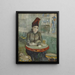 the Café Agostina Segatori in The Tambourine - Vincent van Gogh — framed artwork on a wall