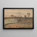 Landscape with Willows - Vincent van Gogh — framed artwork on a wall