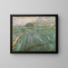 Lluvia - Vincent van Gogh — cuadro enmarcado en la pared