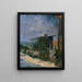 Refugio en Montmartre - Vincent van Gogh — cuadro enmarcado en la pared