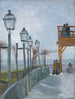 Terraza y observatorio del Molino de Blute-Fin Montmartre - Vincent van Gogh — vista de la obra