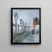 Terraza y observatorio del Molino de Blute-Fin Montmartre - Vincent van Gogh — cuadro enmarcado en la pared