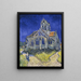 L'église d'Auvers-sur-Oise view from the chevet - Vincent van Gogh — framed artwork on a wall