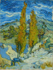 Dos álamos en las Alpilles cerca de Saint-Rémy - Vincent van Gogh — vista de la obra