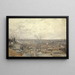 Vista de Montmartre - Vincent van Gogh — cuadro enmarcado en la pared