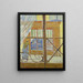 Vista de una carnicería - Vincent van Gogh — cuadro enmarcado en la pared