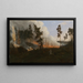 Fuego forestal - Vincentas Dmachauskas — cuadro enmarcado en la pared