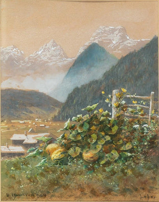 Vincenz Havlicek - Lofer mit den Loferer Steinbergen.webp