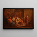 Virgile reading the Aeneid to the family of Augustus - Vincenzo Camuccini — framed artwork on a wall