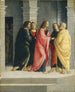 The Christ orders Peter and John to prepare for the Passover - Vincenzo Civerchio — artwork view