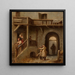 Street Musician Painting - Henryk Pillati — framed artwork on a wall