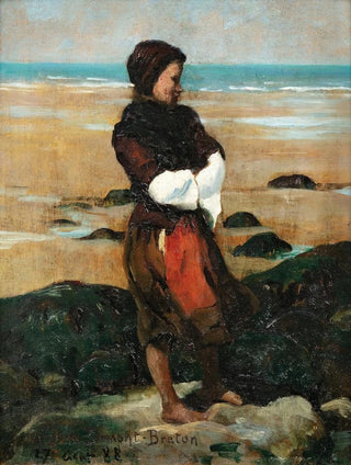 Virginie DemontBreton - Breton woman on the beach.webp