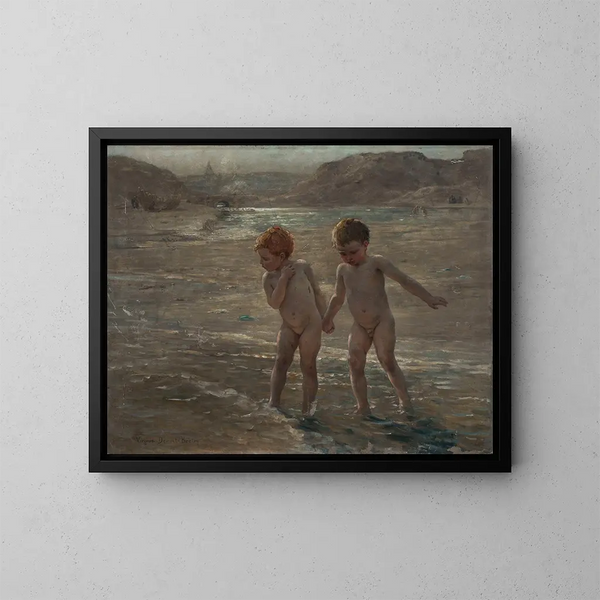 Dans l'air pur - Virginie Demont-Breton — framed artwork on a wall