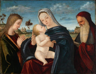 Vittore Carpaccio - Maria mit dem Kind und den Heiligen Katharina und Hieronymus.webp