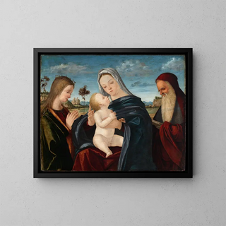 Vittore Carpaccio - Maria mit dem Kind und den Heiligen Katharina und Hieronymus.webp