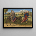 La Fuga a Egipto - Vittore Carpaccio — cuadro enmarcado en la pared