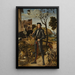 Joven caballero en un paisaje - Vittore Carpaccio — cuadro enmarcado en la pared