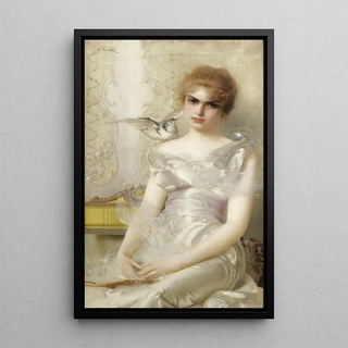 Vittorio Matteo Corcos - Portrait de jeune femme.webp