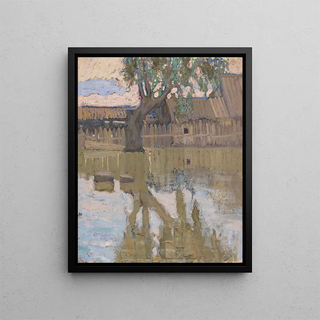 Vladimir BaranovRossin - Arbre et son reflet dans leau.webp