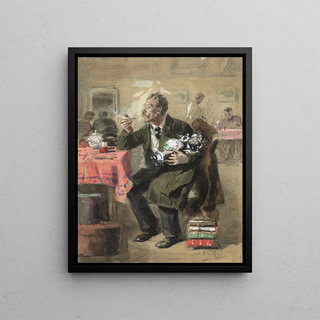 Vladimir Egorovich Makovsky - Tea drinking.webp